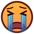 Get Loudly Crying Face Emoji | Copy and Paste Emoji for free | Emojiss.com