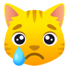 Get Crying Cat Emoji | Copy and Paste Emoji for free | Emojiss.com