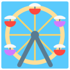 Get Ferris Wheel Emoji | Copy and Paste Emoji for free | Emojiss.com