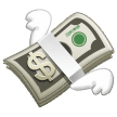 Get Money with Wings Emoji | Copy and Paste Emoji for free | Emojiss.com